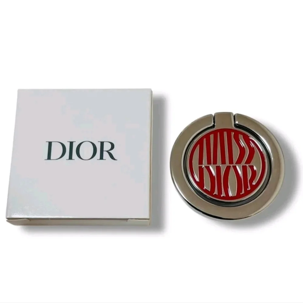 MISS DIOR GWP SILVER/RED PHONE RING HOLDER